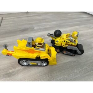 Paw Patrol Skye and Rubble Construction Vehicles Toy Lot